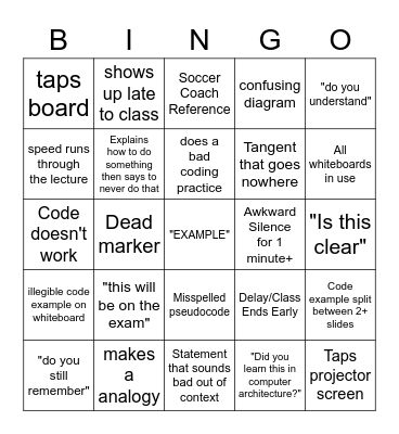 OS Bingo v5.5 Bingo Card