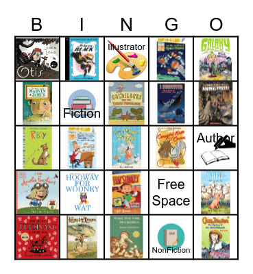 Book Adventure Bingo Card