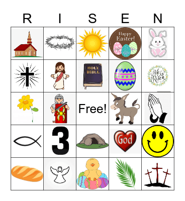 Easter Bingo Card