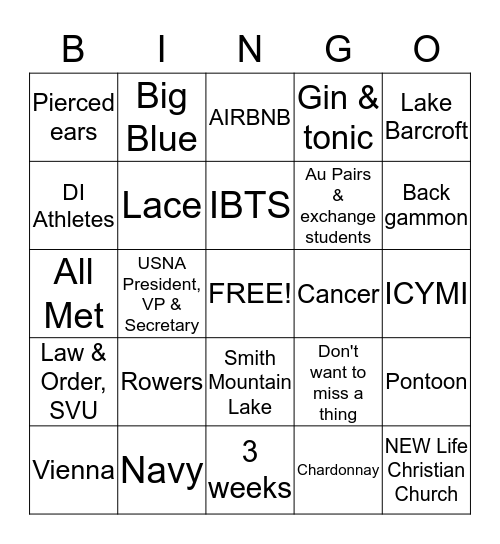 Building to 25 Bingo Card