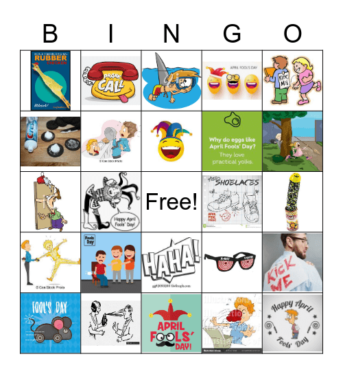 APRIL FOOLS - 4/1/22 Bingo Card