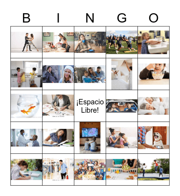 El pretérito Bingo Card
