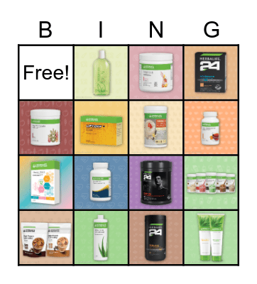 HERBALIFE Bingo Card