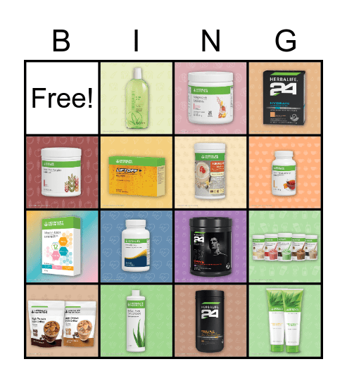 HERBALIFE Bingo Card