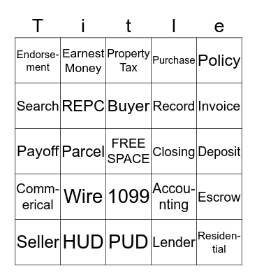 MOUNTAIN VIEW Bingo Card