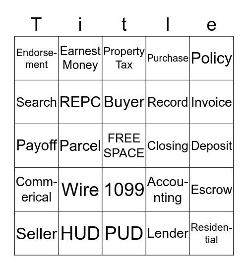 MOUNTAIN VIEW Bingo Card