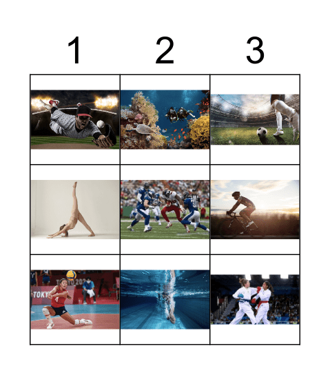 Deportes Bingo Card