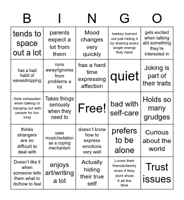 Kassi kinnie 😈💪🏻 Bingo Card