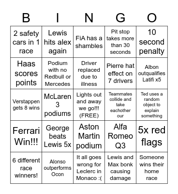 s🅱️inallers BINGO Card