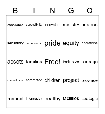FCSD Public Service Week Bingo Card