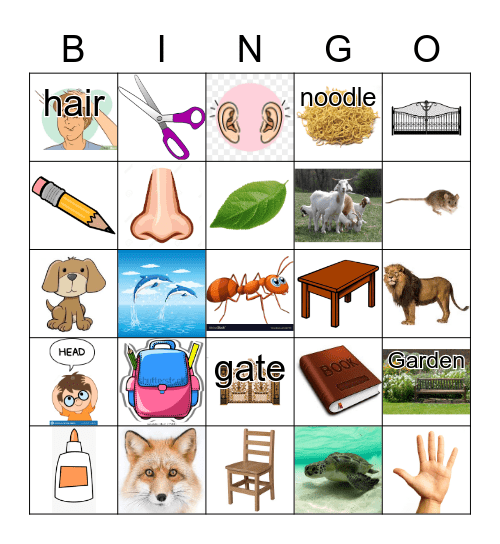 School Tools + Review Bingo Card