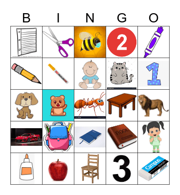 School Tools + Review Bingo Card