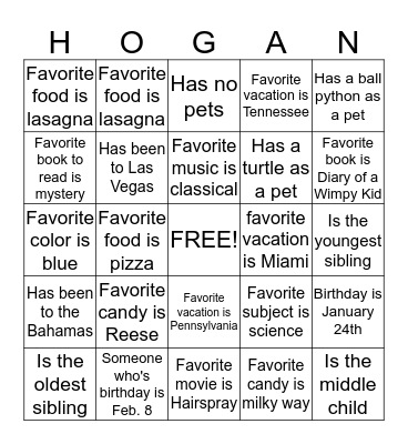 Find Someone Who... Bingo Card
