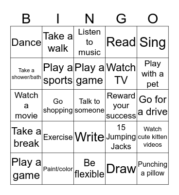 BEN'S BINGO Card