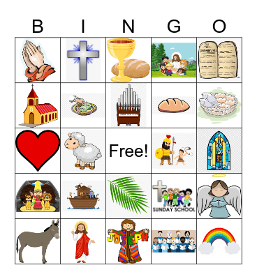 17. BIBLE BINGO Card