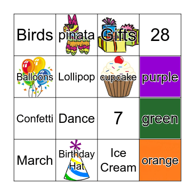 Happy Birthday - Asrita Bingo Card