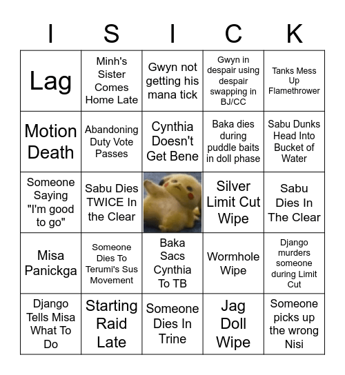 Some Groups are 3 Totem Clearers Bingo Card