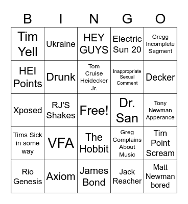 On Cinema 2022 Oscar Special Bingo Card