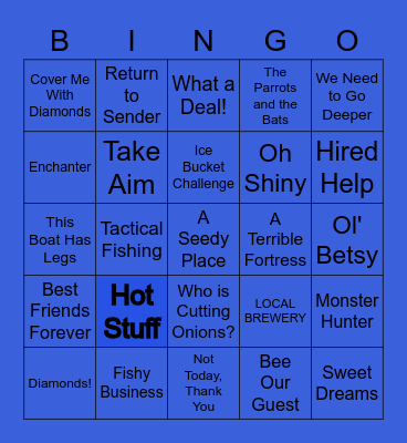 MINECRAFT ADVANCEMENT BINGO Card