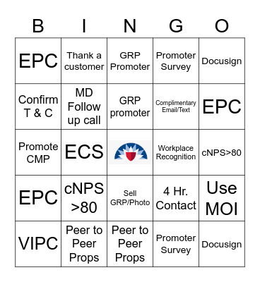 Liability CS Bingo Card