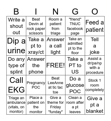 Tech Bingo Card
