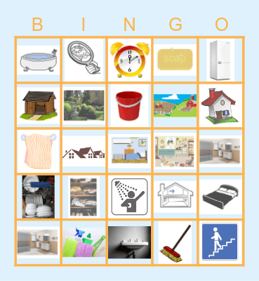 Het huis Bingo Card