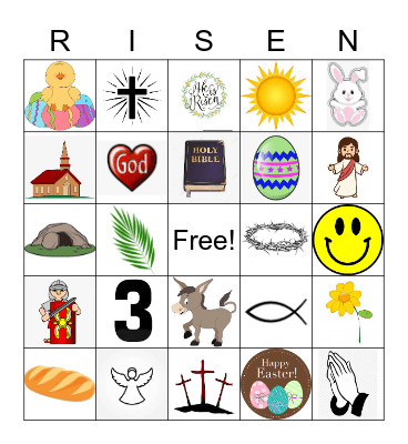 Easter Bingo Card