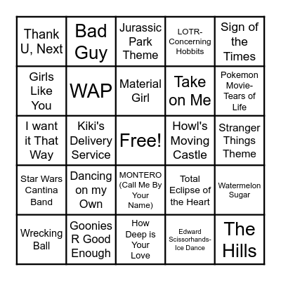 Sound Familiar? Bingo Card