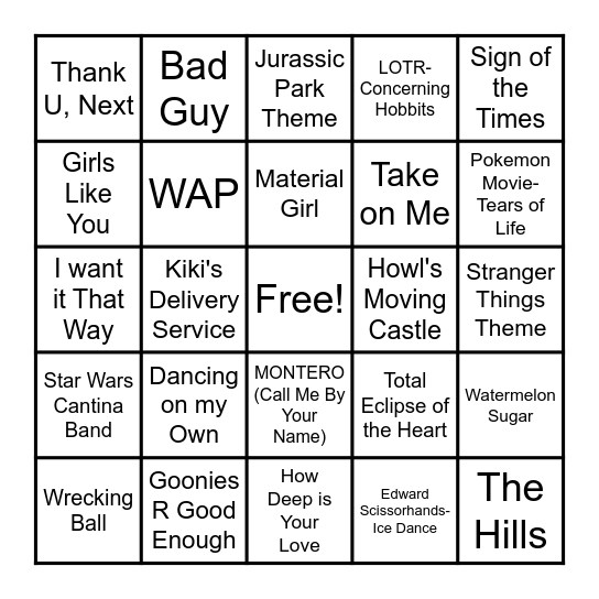 Sound Familiar? Bingo Card