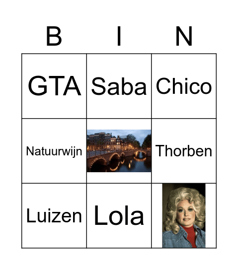 JEREMI Bingo Card