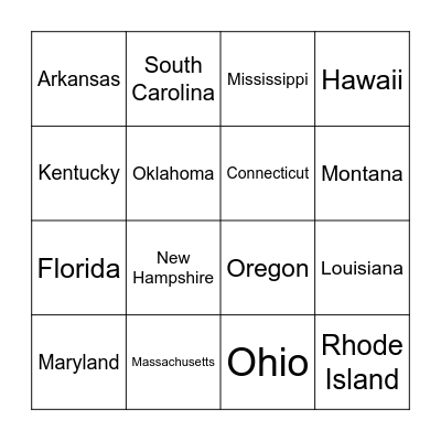 where are guests from today? Bingo Card