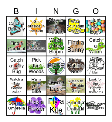 SPRING 2025 Bingo Card
