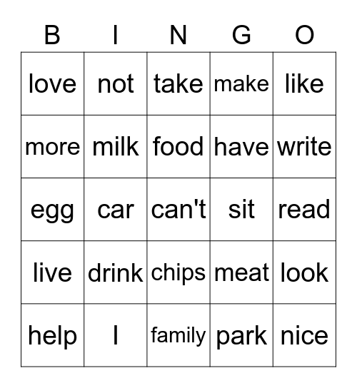 Bingo 3 Bingo Card