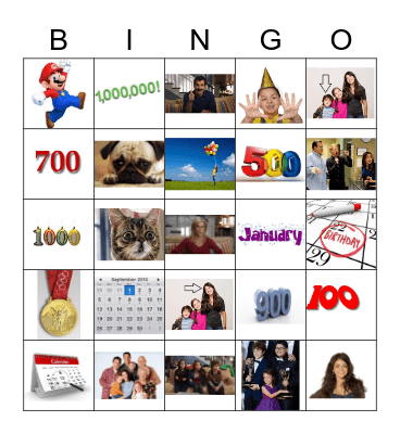 Unidad 3 Lección 2 Bingo Card