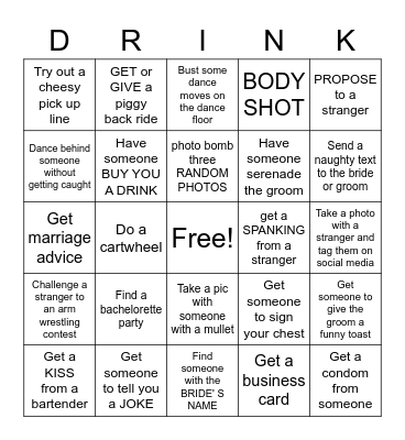 Henry's Farewell Tour 2022 Bingo Card