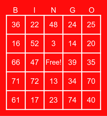 The Pop Hub Bingo Card