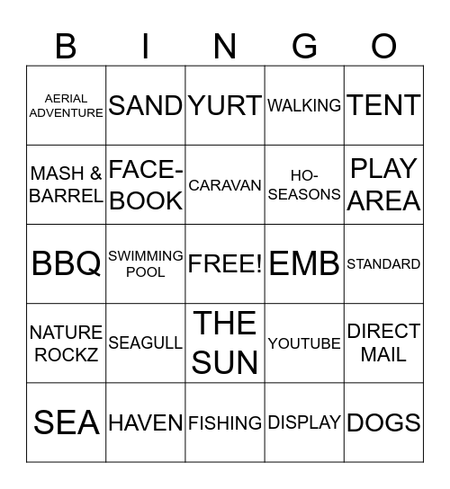 HAVEN BINGO Card