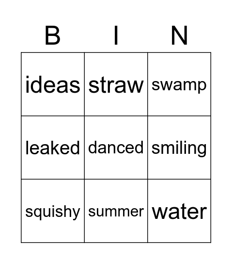 The Mud Trolls Bingo Card