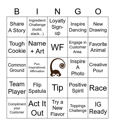Customer Engagement Bingo Card