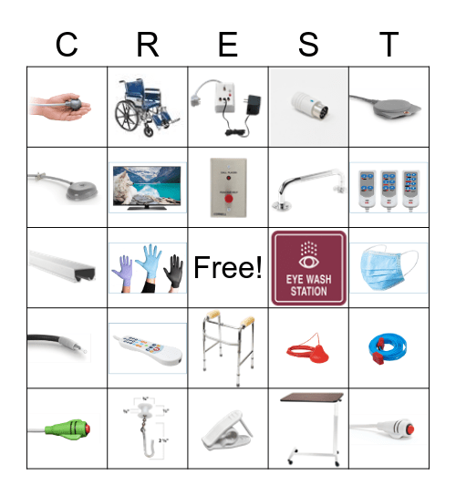 Crest Bingo Card
