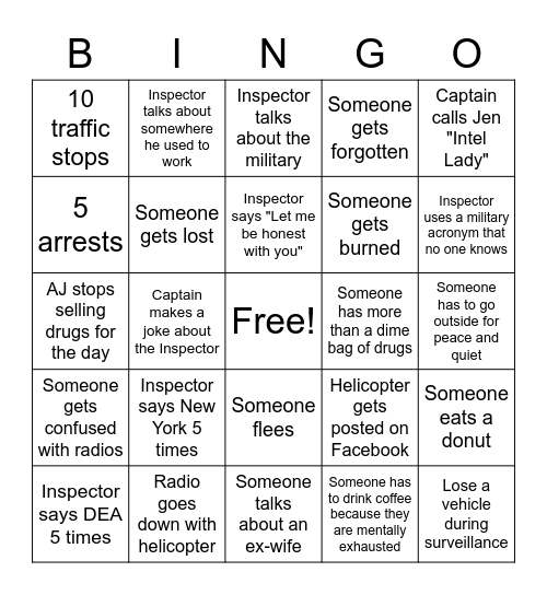 Operation Revival Bingo! Bingo Card