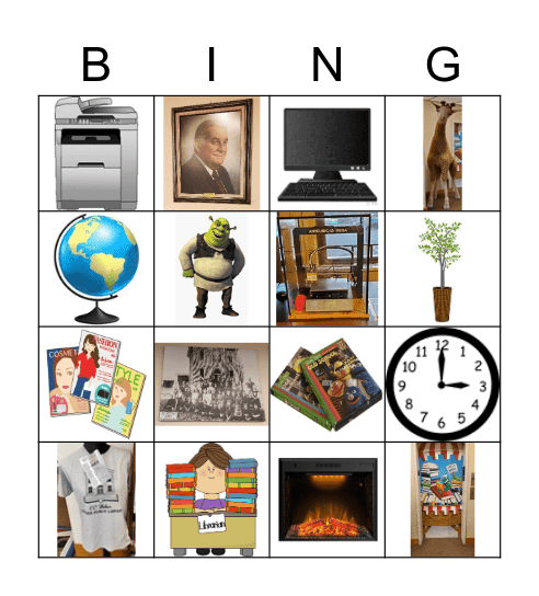 FRASER PUBLIC LIBRARY Bingo Card