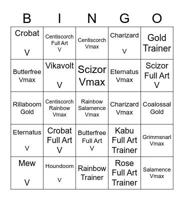 Darkness Ablaze Bingo Card