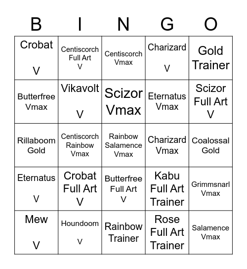 Darkness Ablaze Bingo Card