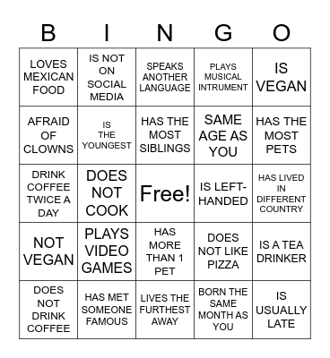 HOMEGROWN SPRING FLING ICEBREAKER Bingo Card