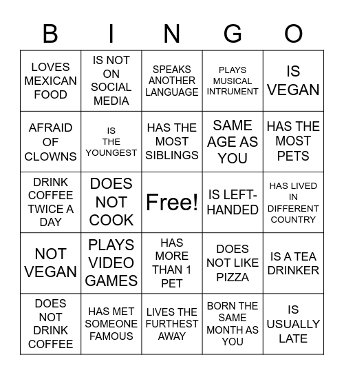 HOMEGROWN SPRING FLING ICEBREAKER Bingo Card