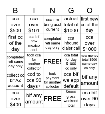 AUGUST CONTEST GAME 2 Bingo Card