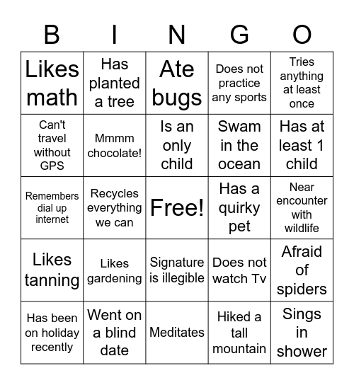 IAAC 2 Bingo Card