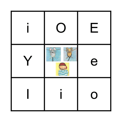 Bingo des voyelles - Matteo Bingo Card