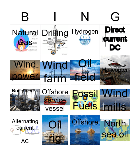 Offshore Bingo Card